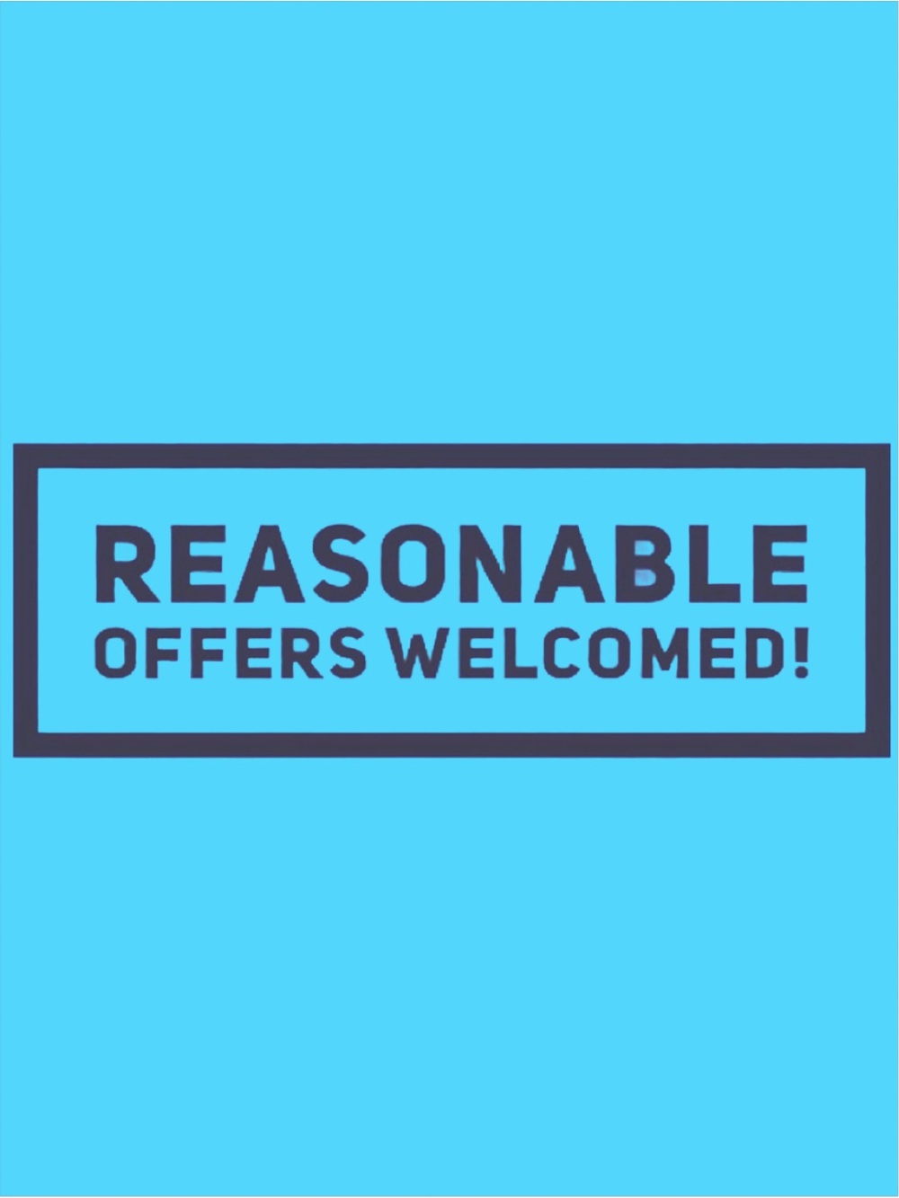 🛍️ REASONABLE OFFERS WELCOMED!